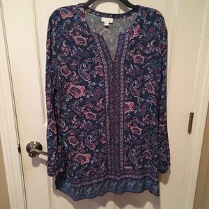 J Jill beautiful tunic size large